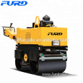 Mini road roller for laying asphalt walking double drum vibratory road compactor(FYL-800C)